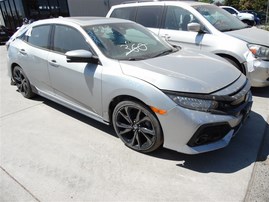 2017 HONDA CIVIC HATCHBACK SPORT TOURING SILVER 1.5 TURBO AT A20178